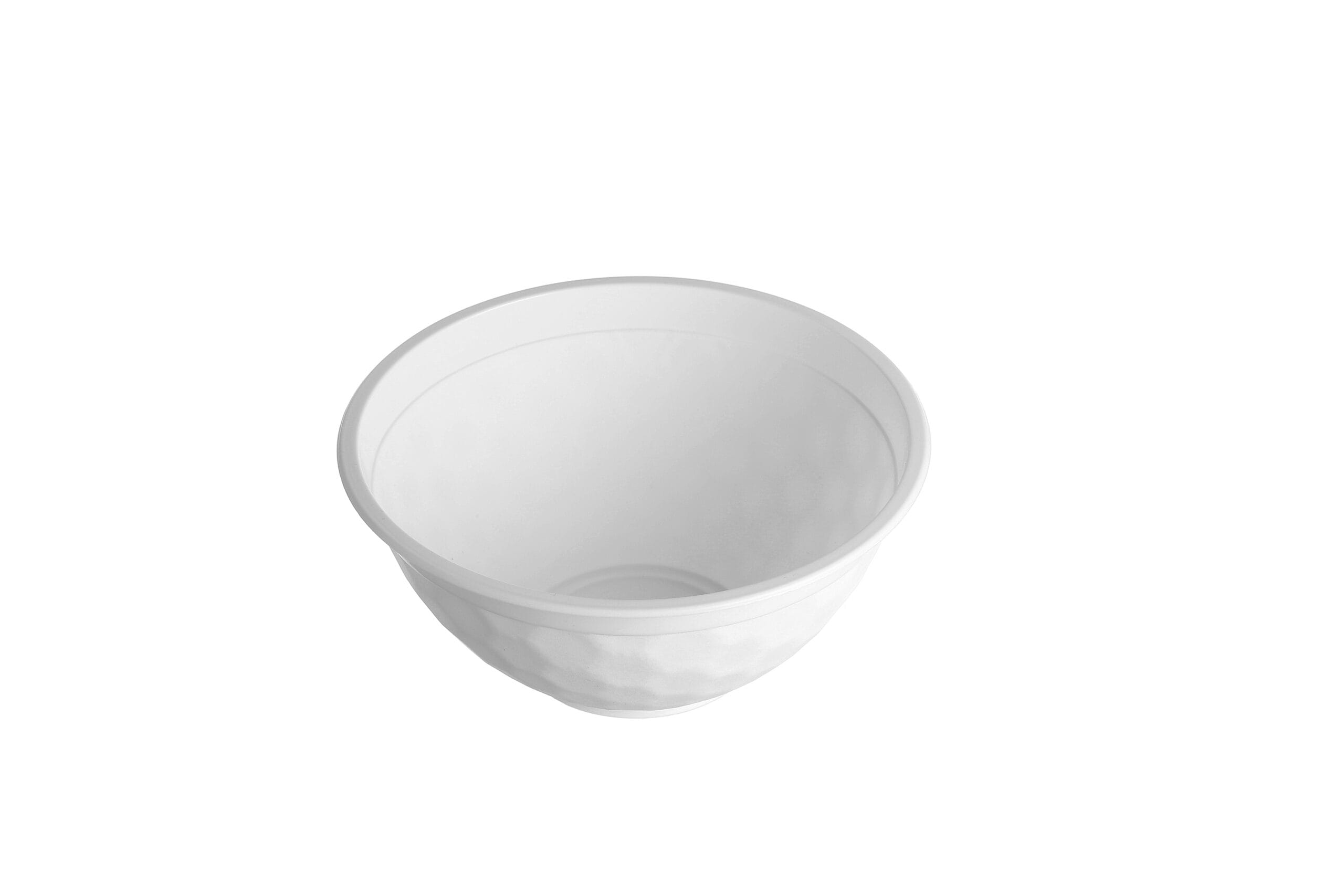 Plastic Bowl 750ml - 155x70mm - White 50x8P WHITE