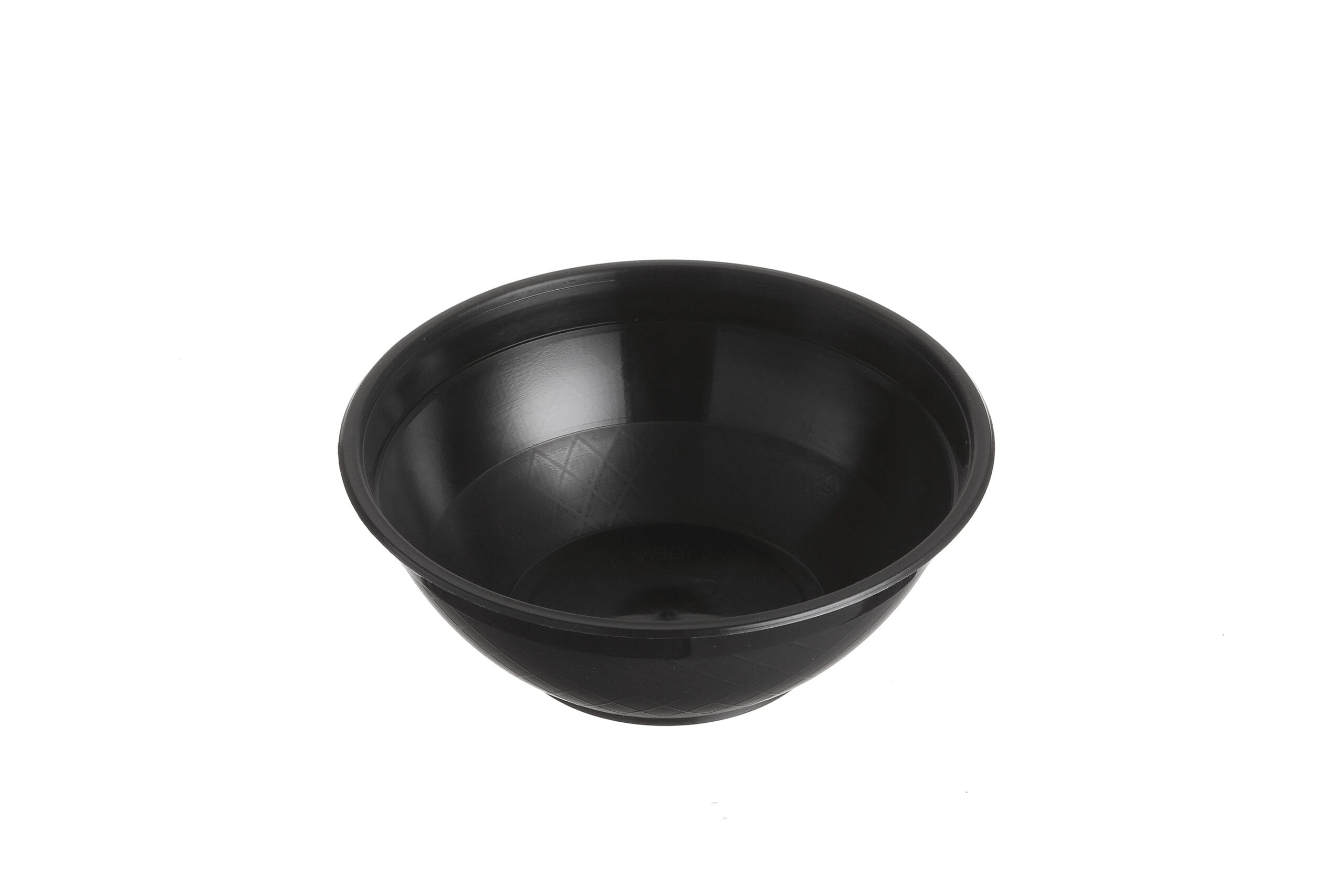 Plastic Bowl 900ml - 172x65mm - Black 50x8P BLACK