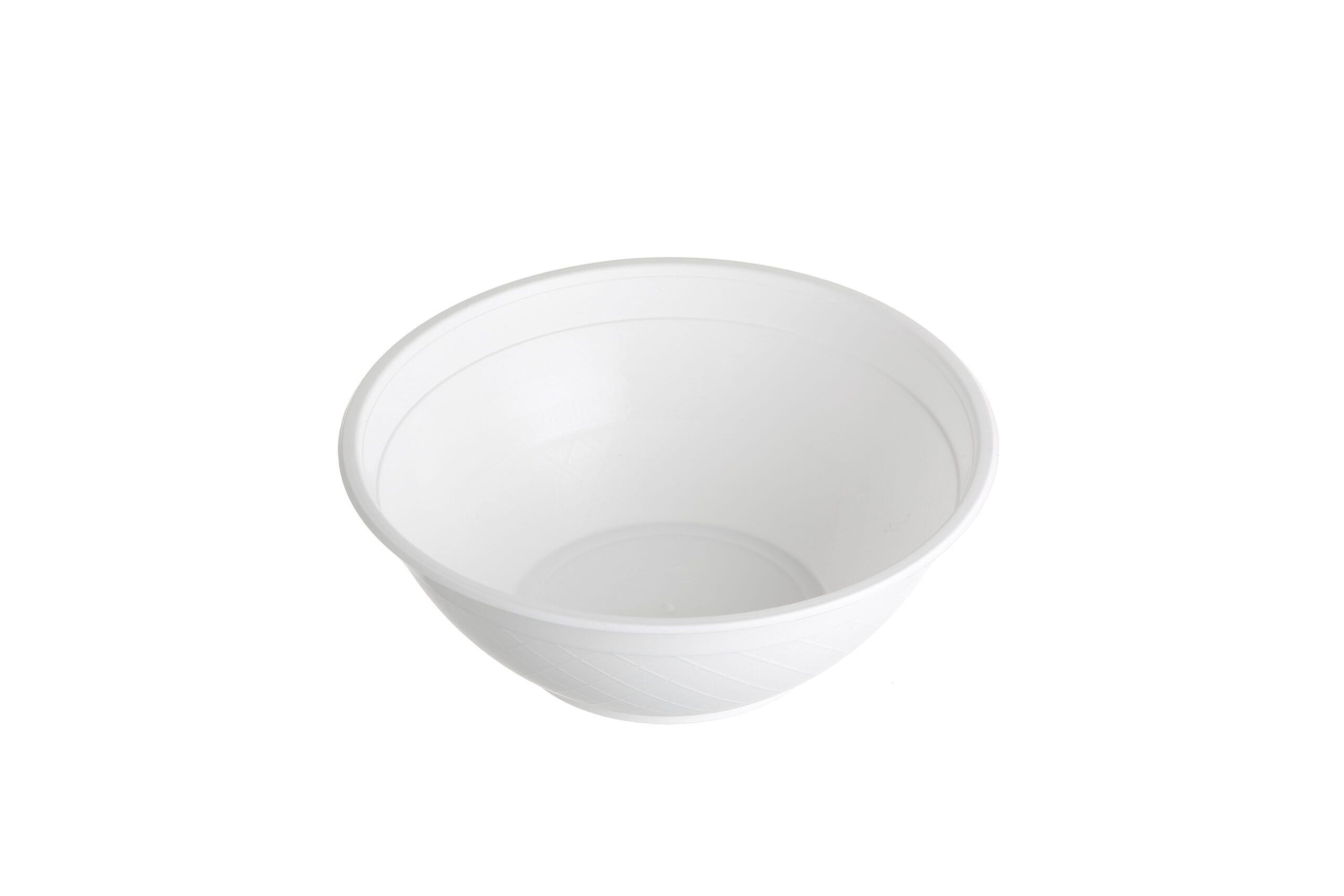 Plastic Bowl 900ml/172x65mm - White 50x8P WHITE
