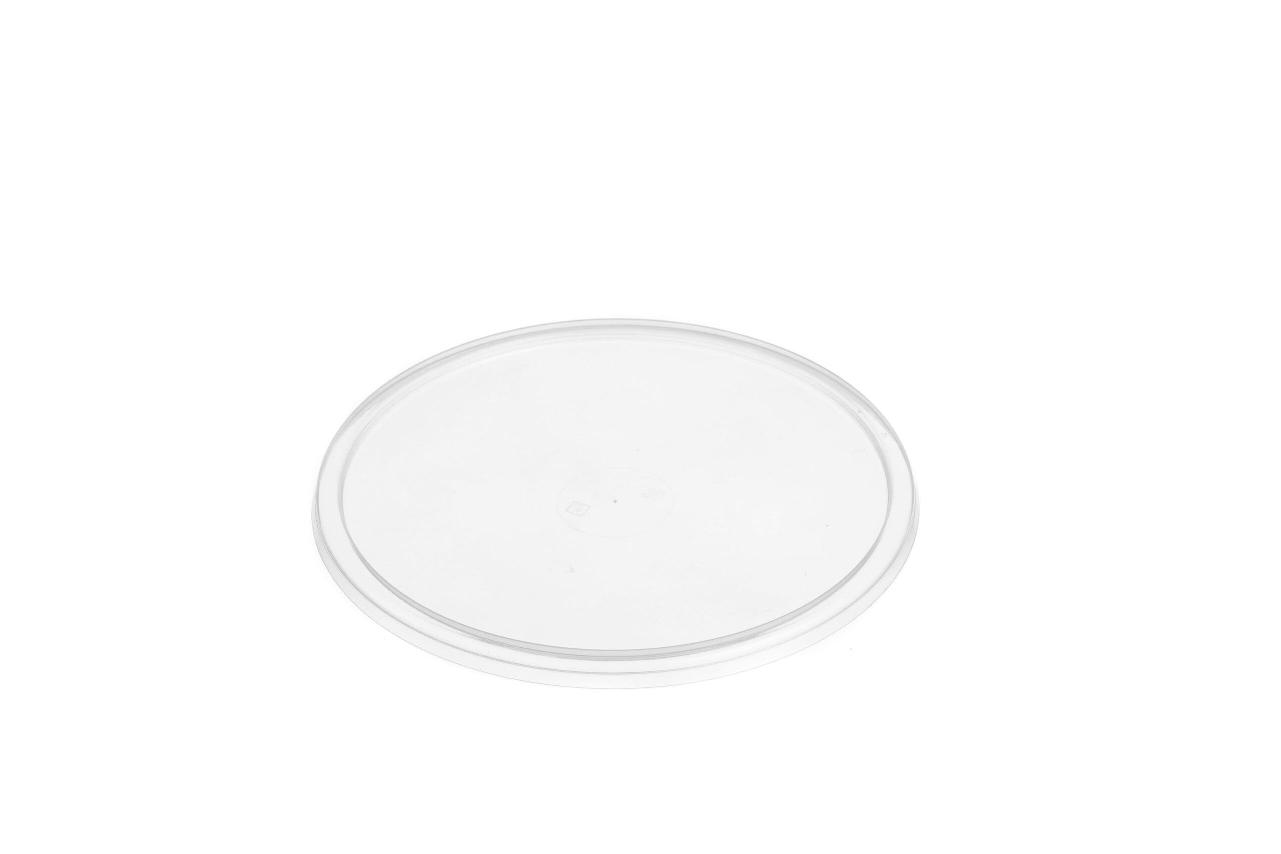 Plastic Bowl Round Lid 180mm - Plastic 180x7.5mm - Clear 50x8P
