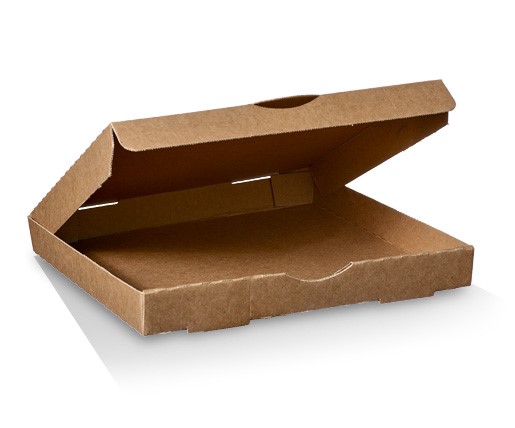 Pizza Box 13in/330x330x40mm - Brown 100s