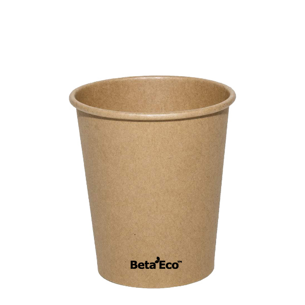 90mm Single Wall Coffee Cup 12oz/360ml - Brown 50x20P