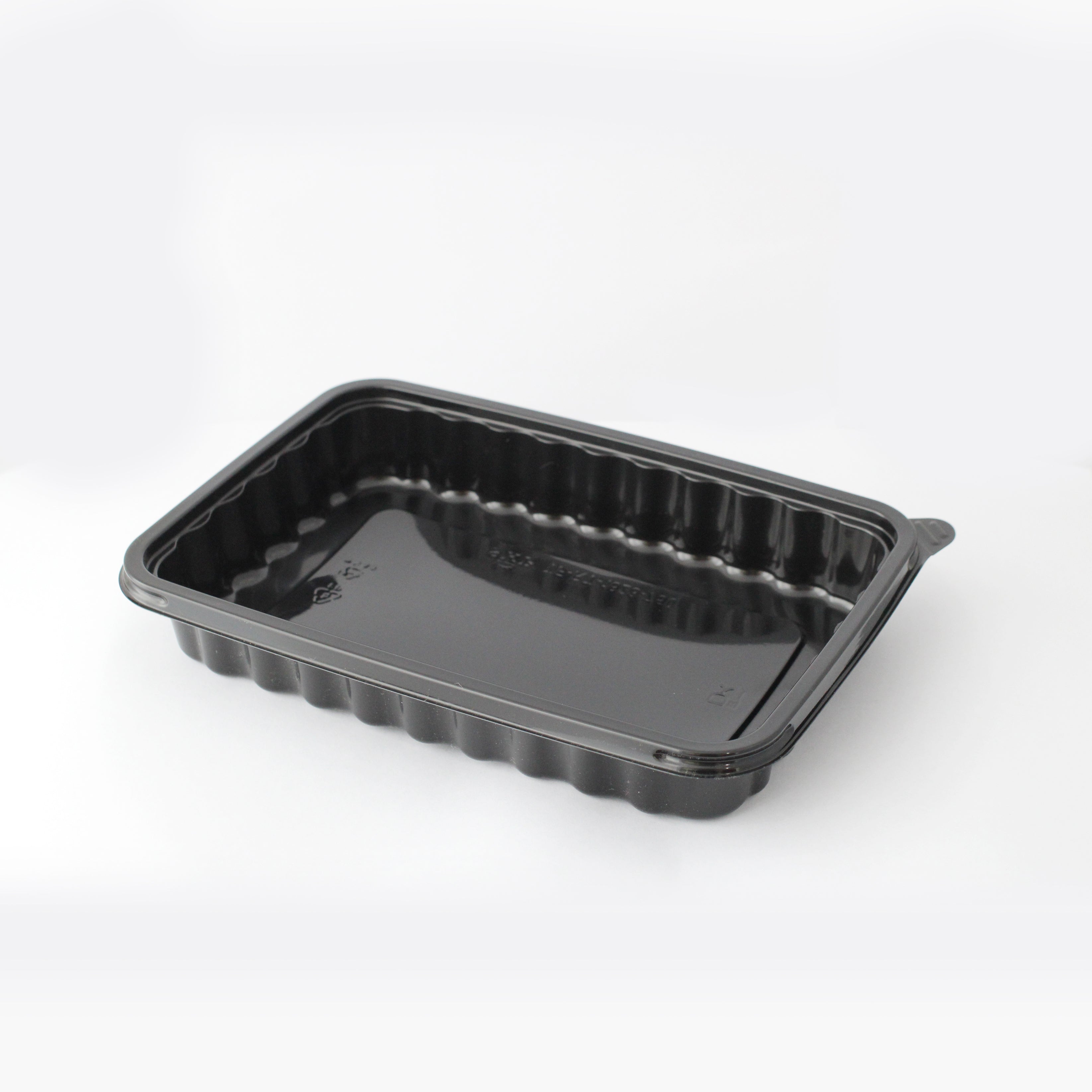 Rectangular Container 750ml - Plastic 175x118x56mm - Black 200s