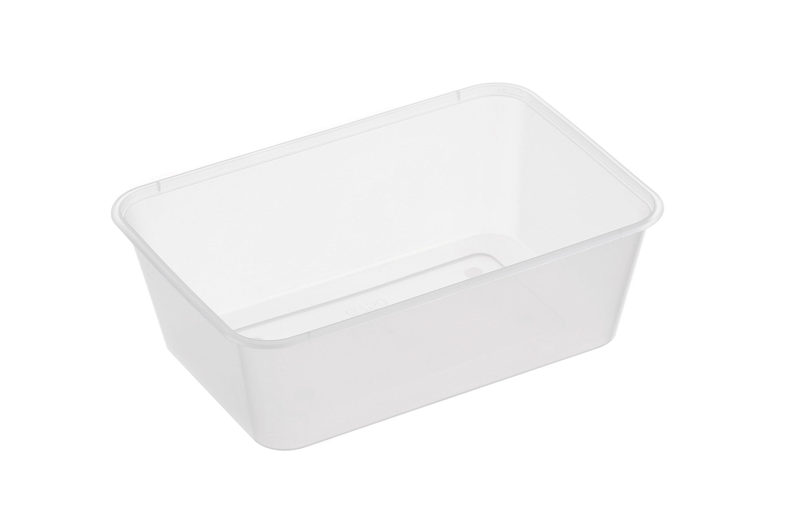 Rectangular Container 750ml - Plastic 175x118x76mm - Clear 50x10P