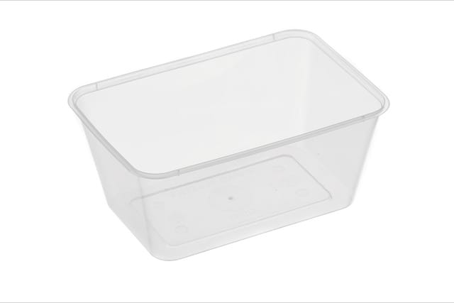 Rectangular Container 1000ml - Plastic 175x118x76mm - Clear 50x10P