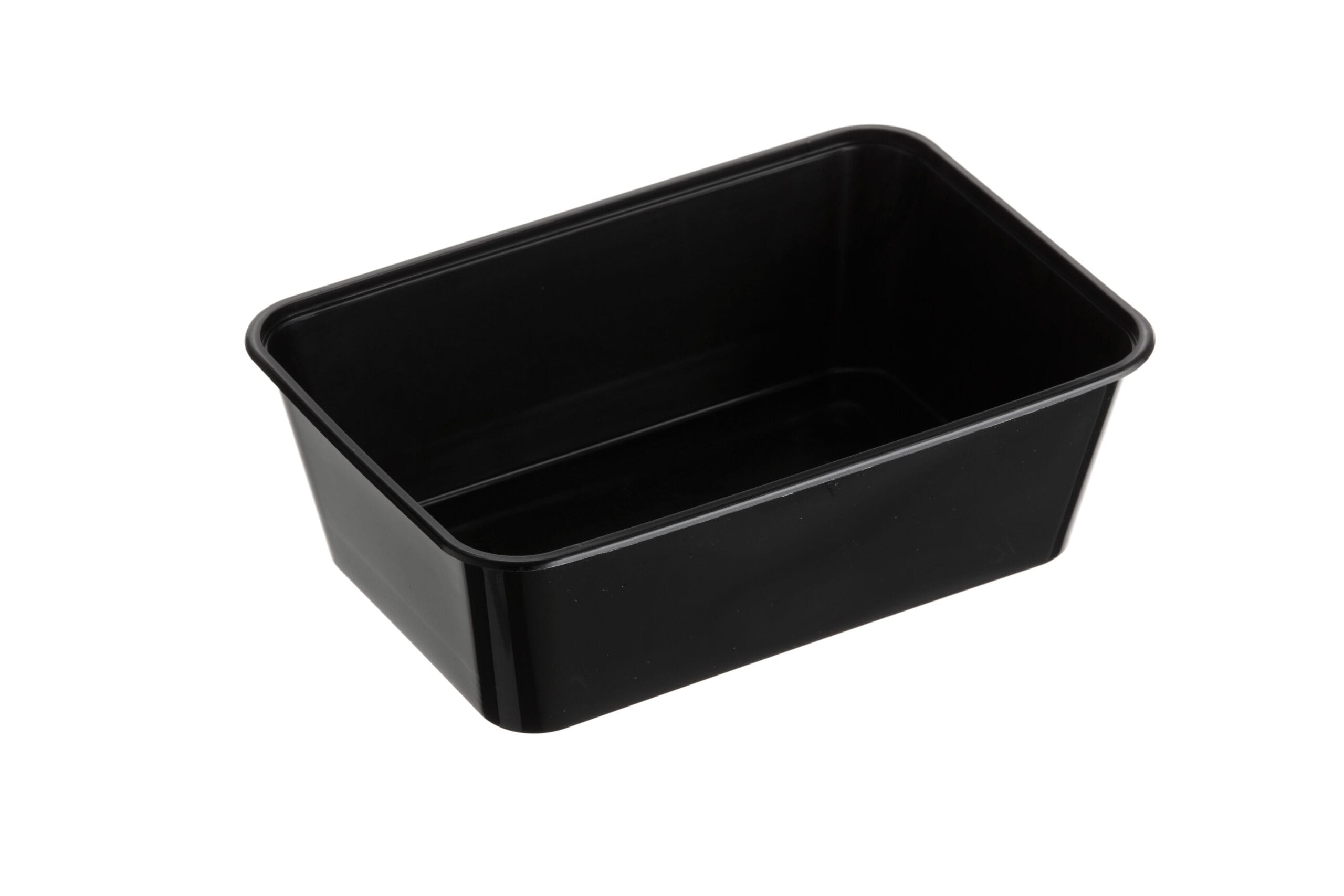 Rectangular Container 750ml - Plastic 175x118x56mm - Black 50x10P
