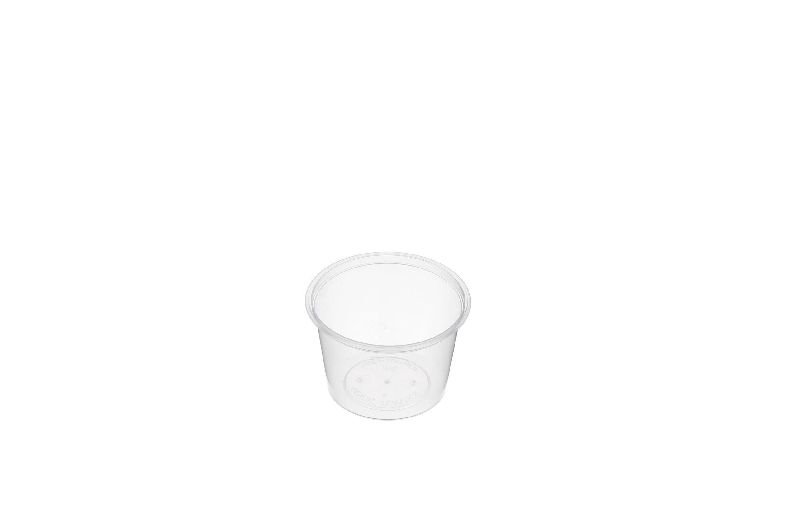 Sauce Container 100ml - Plastic Clear 50x20P