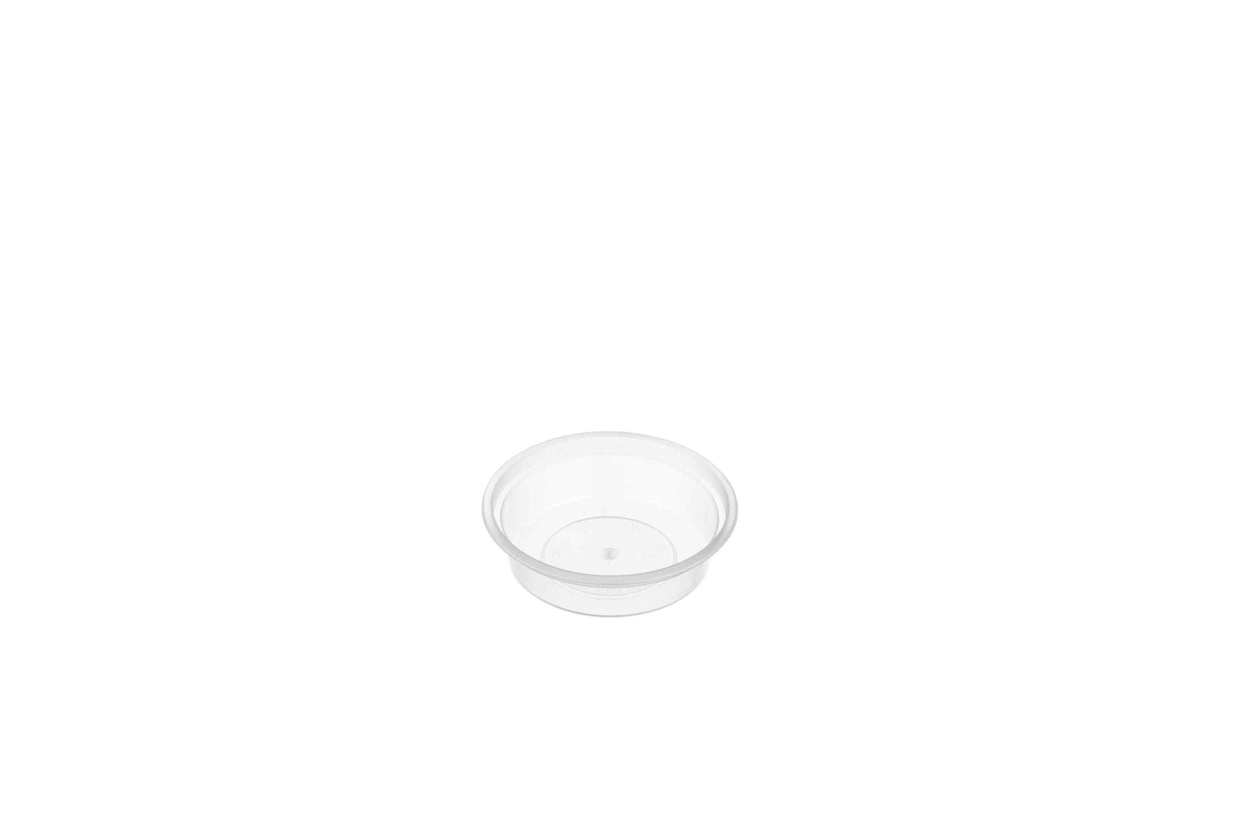 Sauce Container 40ml - Plastic Clear 50x20P