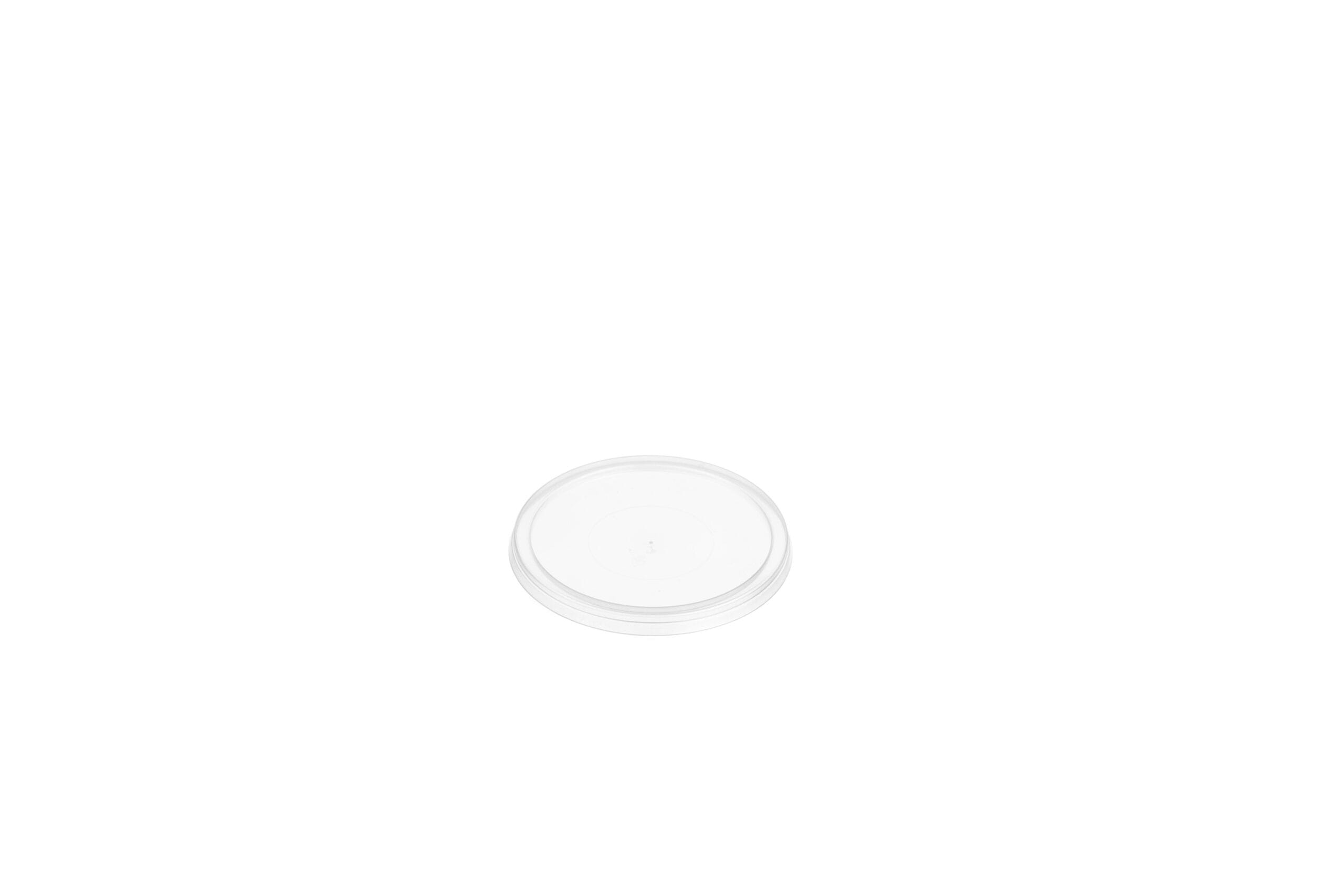 Sauce Container Lid 80mm - Plastic Clear 100x10P