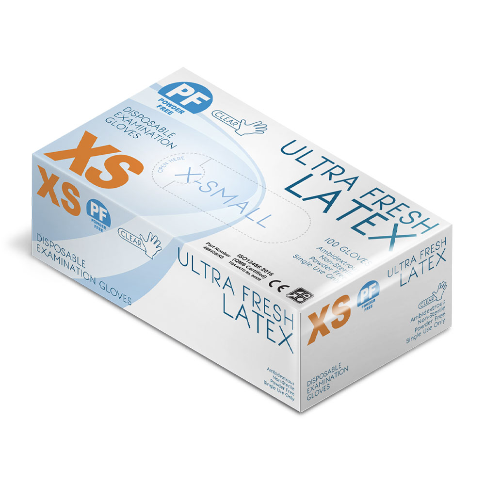 Latex - Small Powder Free - Ultra Fresh 1000s/10p