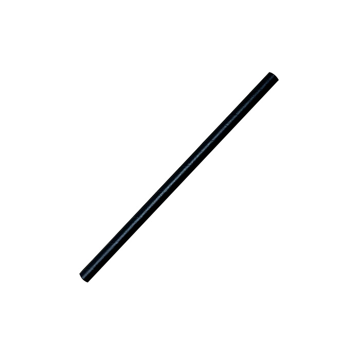 Straw Jumbo Paper 10x240mm - Black 50sx50P