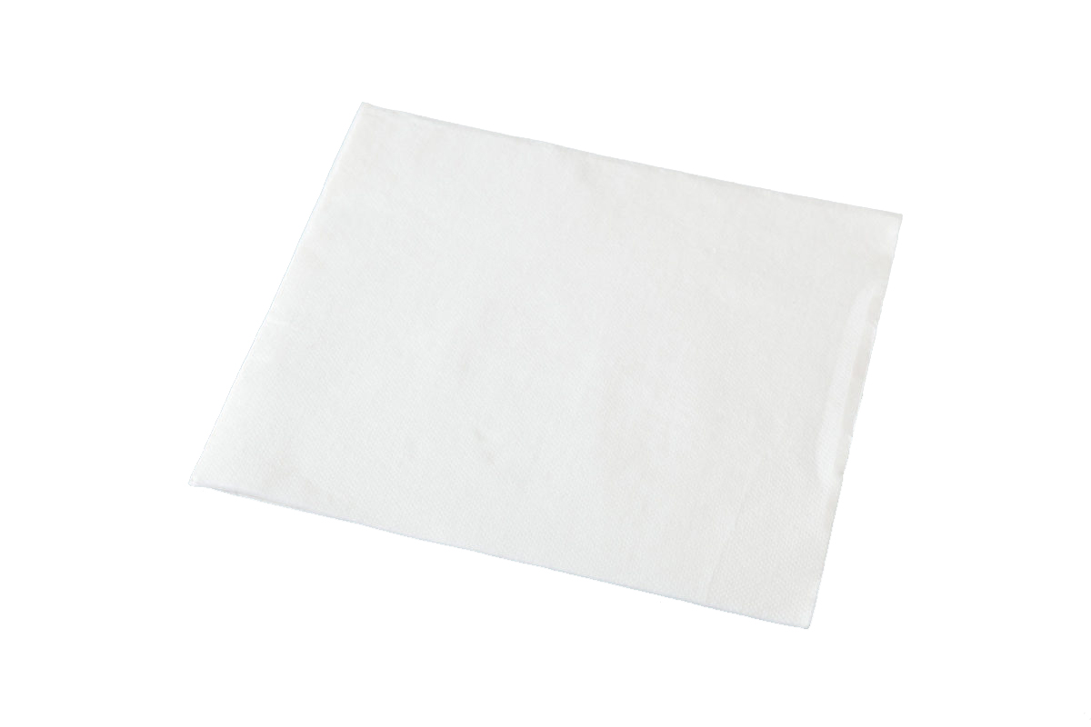 Quilted  Dinner Napkin 1/4  - 2ply White 50x24P