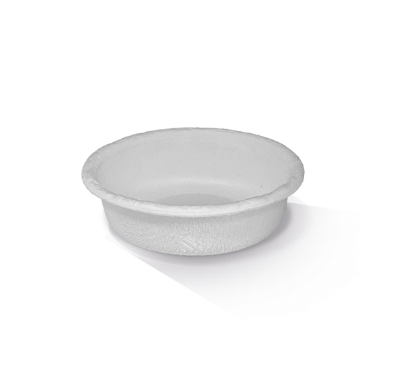 Sauce Plate 1oz / 62x15mm - Sugarcane White 100x50P