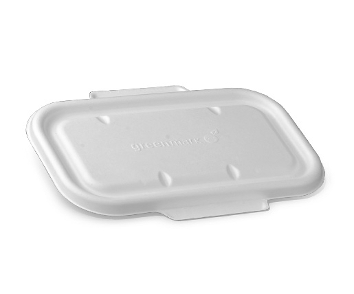 Sugarcane Tray Lids - Fit Container 24/32oz (720/960ml) 235.6x135x12.5mm - 400s
