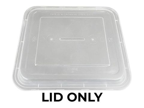 3/4Compartment Container Clear Lid Only 300's/ctn