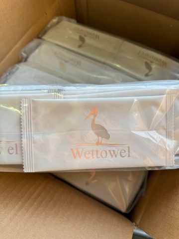 Wet Towel - 20x23cm - White 1000s