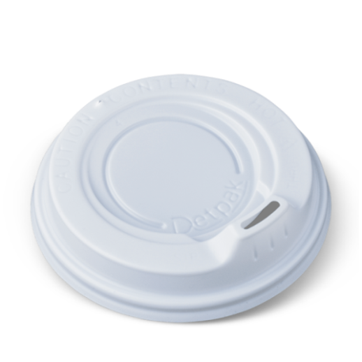 90mm Spout Lid suit 12/16/20oz (360/480/600ml) - White 50x20P